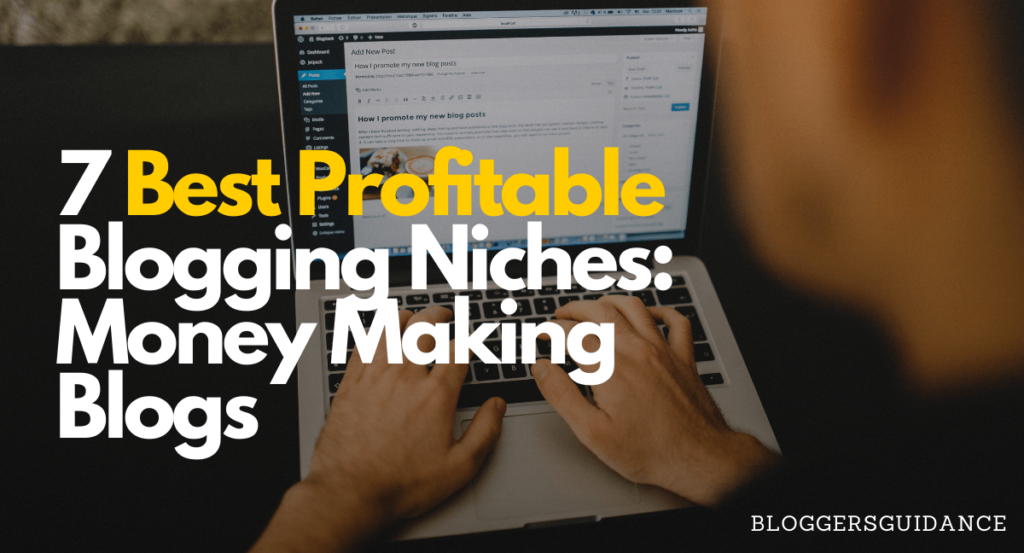 7 Best Profitable Blogging Niches Money Making Blogs BLOGGERS GUIDANCE